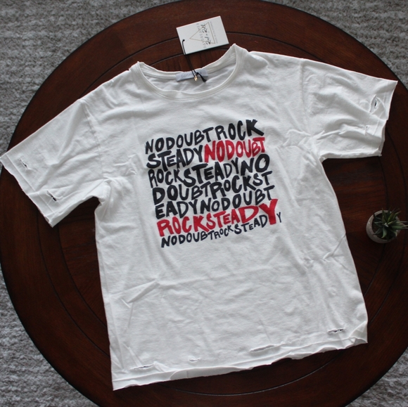 Daydreamer Tops - No Doubt Rock Steady Rebel Tee NWT